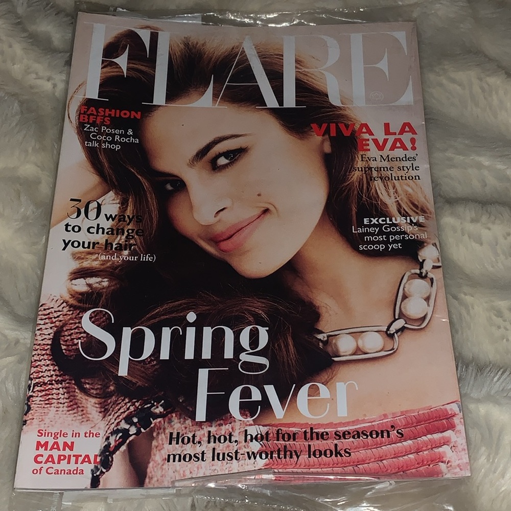 Flare magazine May 2014 Eva Mendes new unused